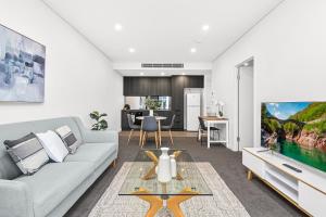 O zonă de relaxare la Astra Apartments Wollongong