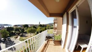 En balkon eller terrasse på Apartment Velcic