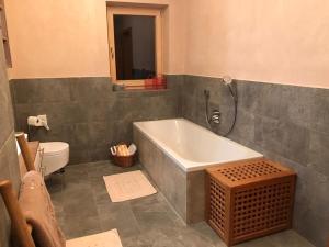 Koupelna v ubytování Ferienwohnung Waldglück