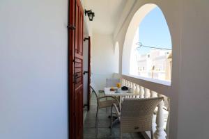 Posezení v ubytování Finikas Santorini