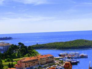 Blick auf einen Hafen mit Booten im Wasser in der Unterkunft Holiday Home Villa Bella in Vrsar