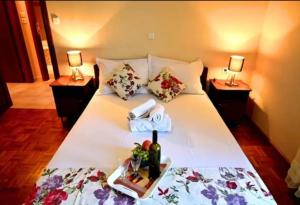 Postel nebo postele na pokoji v ubytování Villa Rodia 4 guests
