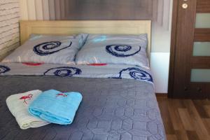 Posteľ alebo postele v izbe v ubytovaní Apartament Tiffany