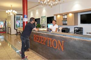 Vstupní hala nebo recepce v ubytování Hotel Danner