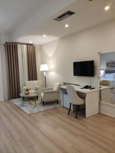 TV o dispositivi per l'intrattenimento presso Hotel TREVA
