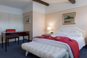 Ένα ή περισσότερα κρεβάτια σε δωμάτιο στο Hotel Lido Seegarten