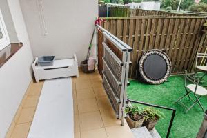 Balkón alebo terasa v ubytovaní Apartament Witkiewicza Sanok