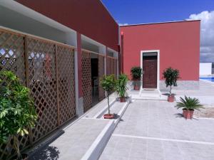 The building in which a panziókat is located