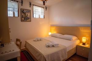Ένα ή περισσότερα κρεβάτια σε δωμάτιο στο Hotel Borklad