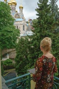 Vonkajšia záhrada v ubytovaní Hotel Mignon