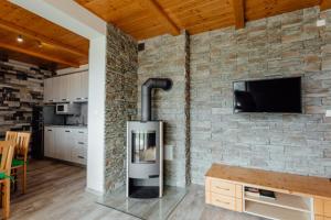 A kitchen or kitchenette at Chaty Panoráma
