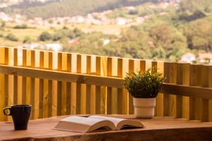 A balcony or terrace at Cabanas de Canduas