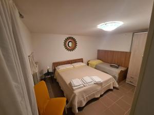 Posteľ alebo postele v izbe v ubytovaní Monte croce