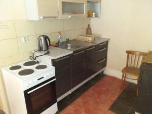 A kitchen or kitchenette at Turistická ubytovňa Chalupa Runina 8