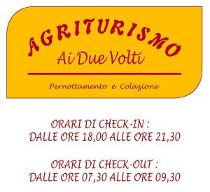 Certificato, attestato, insegna o altro documento esposto da Agriturismo Ai Due Volti