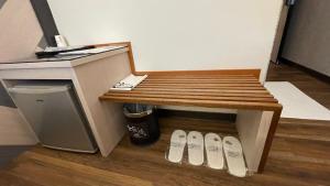 Una cocina o cocineta en Weifeng Boutique Business Hotel - Zhanqian Branch