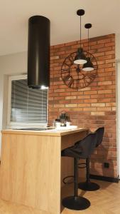 Kuchyňa alebo kuchynka v ubytovaní Apartament Zamkowy