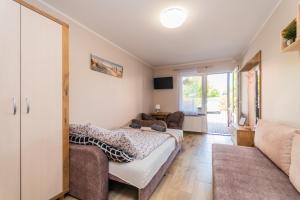 Χώρος καθιστικού στο Pokoje Gościnne U Eli