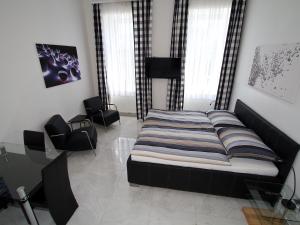 Ένα ή περισσότερα κρεβάτια σε δωμάτιο στο Apartment Nähe Zentrum
