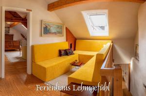 Posezení v ubytování Lehmgefühl, Design Vier, La Petite Maison