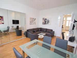 Μια τηλεόραση ή/και κέντρο ψυχαγωγίας στο Apartment Nähe Zentrum