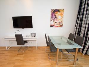 Μια τηλεόραση ή/και κέντρο ψυχαγωγίας στο Apartment Nähe Zentrum