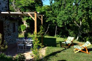 A garden outside Il Venaio