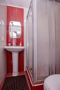 Ένα μπάνιο στο Arsego Hostel