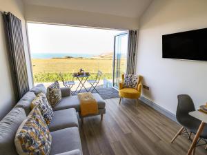 Χώρος καθιστικού στο Porth Penwaig