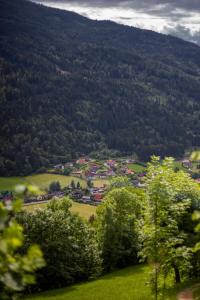 una pequeña ciudad en medio de una montaña en Haus Hoen, en Untertweng