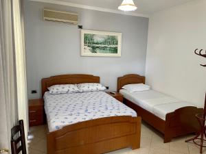 Postel nebo postele na pokoji v ubytování Hotel Osumi