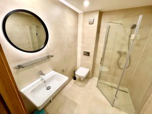 Koupelna v ubytování Villa Pinus Slovenský raj - Hotel Čingov dependance