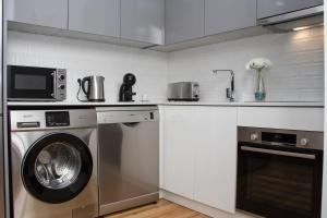 A cozinha ou kitchenette de Varandas do Nabão
