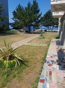 Garður fyrir utan Seaside House Kobuleti