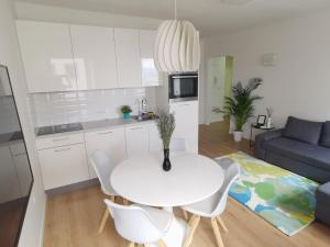 Kuchyňa alebo kuchynka v ubytovaní Marina Rijeka Center apartments