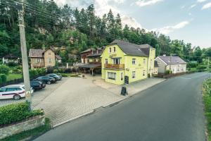 a small town in the middle of nowhere at Pension Les in Srbská Kamenice