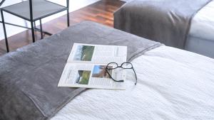 Postel nebo postele na pokoji v ubytování Agritur Deromedi