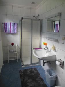 Koupelna v ubytování Ferienhaus Moser