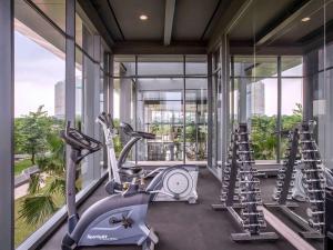 Fitnes oz. oprema za telovadbo v nastanitvi Mercure Tangerang BSD City