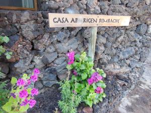 A garden outside Casa Rural Aborigen Bimbache