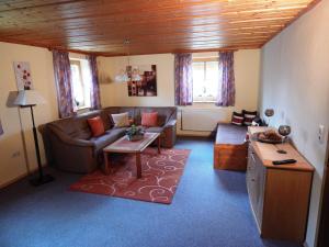 A seating area at Ferienwohnung Irene