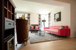Ένα ή περισσότερα κρεβάτια σε δωμάτιο στο Residenz Styrian Toskana Splendid