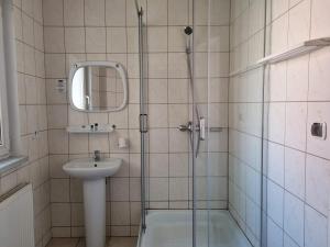 Ванная комната в Przy Żelaznym Moście