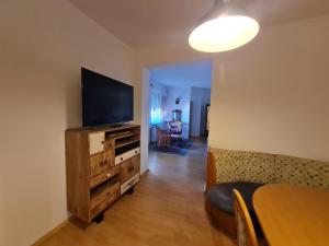 Telewizja i/lub zestaw kina domowego w obiekcie Ferienwohnungen Ödenburgerhof