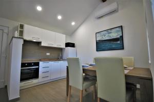 Kuchyň nebo kuchyňský kout v ubytování Apartment RIO