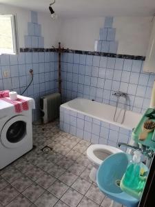 Koupelna v ubytování Etno Kuca Badejevic