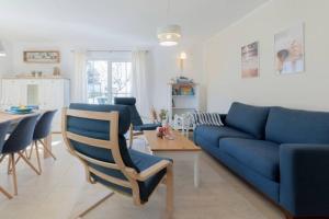 Χώρος καθιστικού στο Ferienhaus Sanddorn Breege- zwischen Bodden & Meer