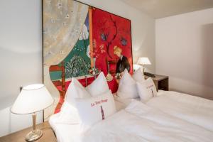 Voodi või voodid majutusasutuse Hotel Roter Turm toas