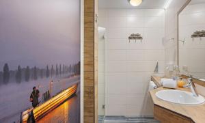 Koupelna v ubytování Gasthaus Schiff