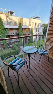 A balcony or terrace at Apartament Nadmorski 15
